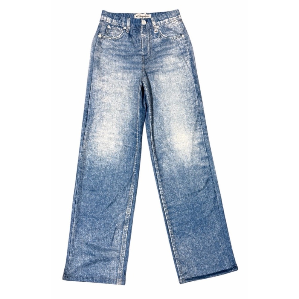 Mila Rosabella Denim Printed Sweatpant Jeans Light Blue Women's‎ Size XS